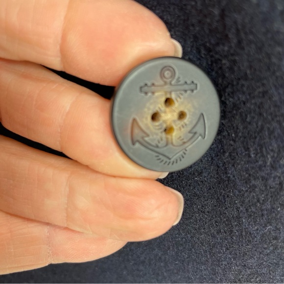 Lauren Ralph Lauren Pea Coat 46R Blue - Picture 11 of 16